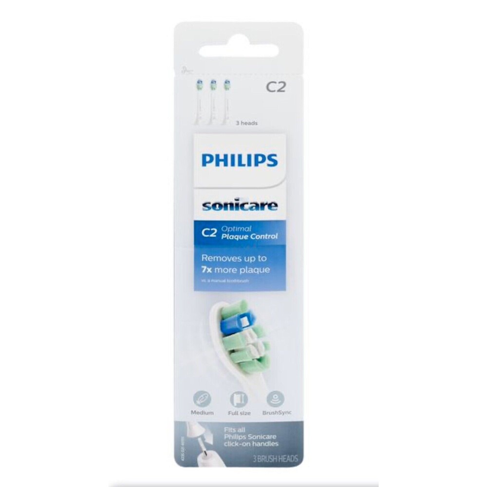 Philips Sonicare C2 Optimal Plaque Control 3 Replacement Head Brushes NEW